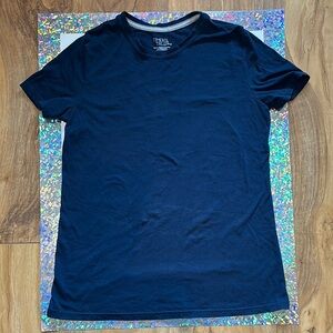 Time and Tru Navy Blue Short Sleeve Tee